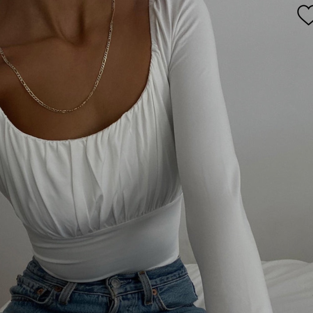 Princess Polly Ailish Bodysuit White- Size 6